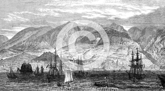 The Bay and Town of Funchal, Madeira, 1874. Creator: Unknown.