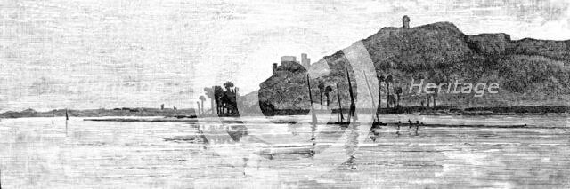 Sketches of Upper Egypt: approach to Assouan, 1883. Creator: Unknown.