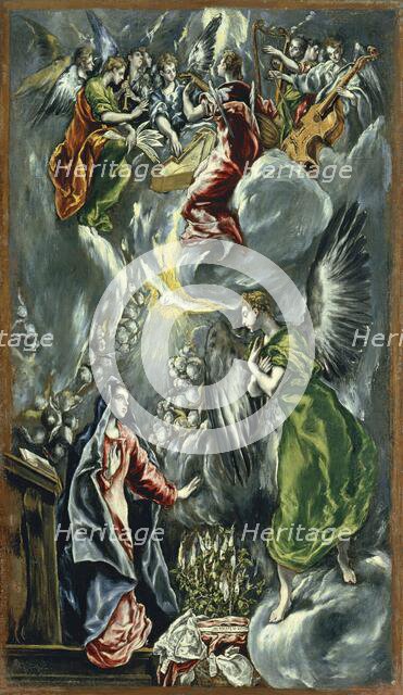 The Annunciation, 1596. Creator: El Greco.