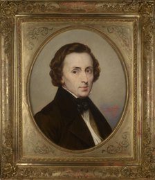 Portrait of Fryderyk Chopin (1810-1849), 1858. Creator: Stanislas Stattler.