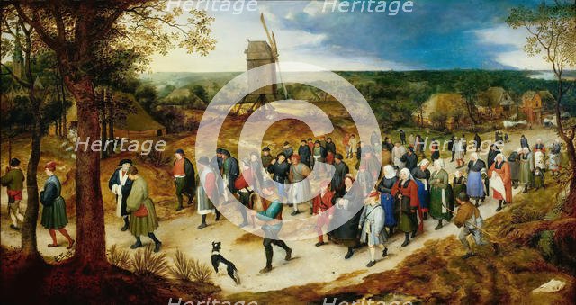 Le Cortège des Noces (The Wedding Cortège). Creator: Brueghel, Jan, the Elder (1568-1625).
