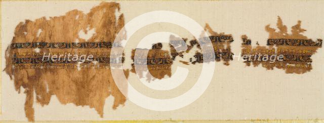 Tiraz with gold, probably from a wide sleeve, 1013-1020. Creator: Unknown.