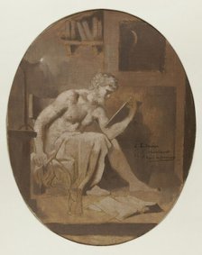 L'Etude, c.1864. Creator: Pierre Puvis de Chavannes.