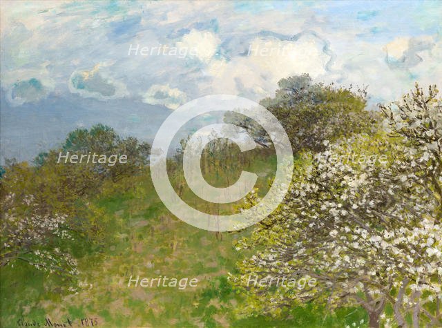 Spring, 1875. Creator: Monet, Claude (1840-1926).