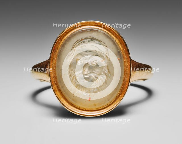 Finger Ring with Engraved Gemstone, 1st century. Creator: Unknown.