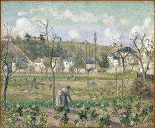 Le Jardin de Maubuisson, Pontoise, la Mère Bellette, 1882. Creator: Pissarro, Camille (1830-1903).