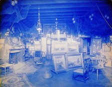 Parker Mann's Studio, between 1890 and 1950. Creator: Frances Benjamin Johnston.