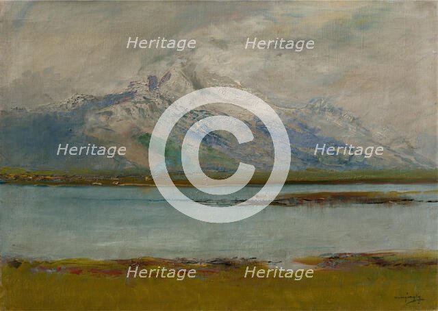Tatra Mountain Landscape, 1890-1895. Creator: Ladislav Mednyanszky.