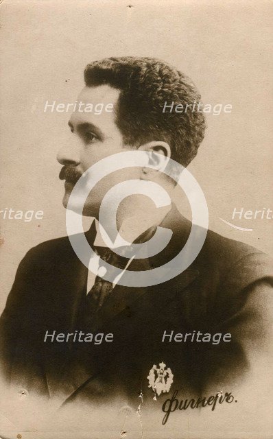 Portrait of the singer Nikolay Nikolayevich Figner (1857-1918), 1890s.