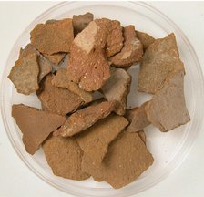 Pottery Fragments, Coptic, 4th-7th century. Creator: Unknown.