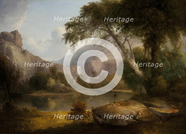 White Mountains, New Hampshire (image 1 of 2), 1836. Creator: Thomas Doughty.