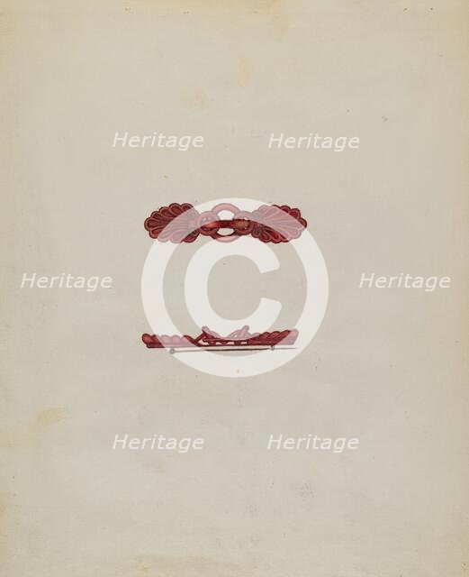 Brooch, c. 1936. Creator: Florence Stevenson.