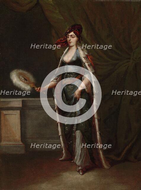 A Turkish Woman, c.1720-1737. Creator: Jean Baptiste Vanmour.