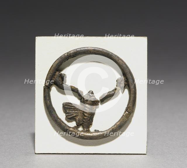 Ornament with Bat Design, 1200s. Creator: Unknown.