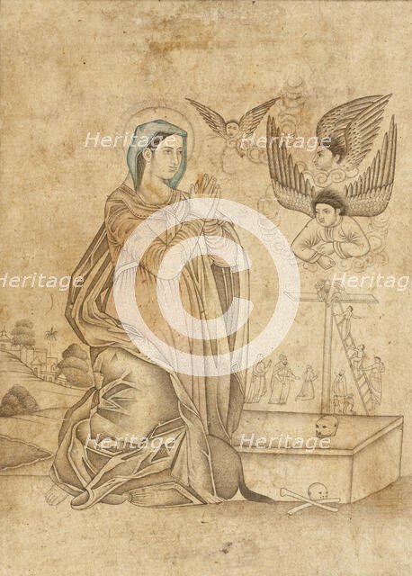 Composition with the Virgin Mary, c1675. Creator: Unknown.