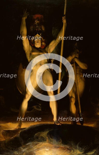 Satan summoning his Legions, 1796-97. Creator: Thomas Lawrence.