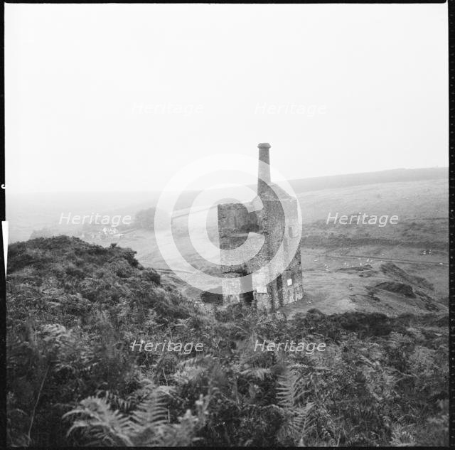 Wheal Betsy pumping engine house, Mary Tavy, Devon, 1967. Creator: Eileen Deste.