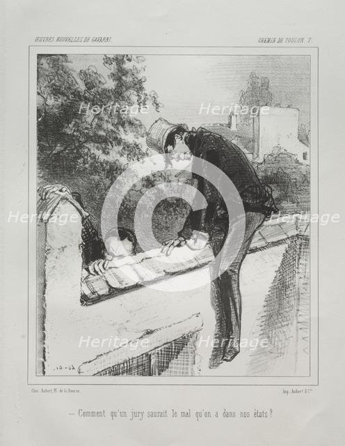 Chemin de Toulon. Creator: Paul Gavarni (French, 1804-1866).