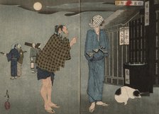 The Story of Otomi and Yosaburo, 12th month, 1885. Creator: Tsukioka Yoshitoshi.