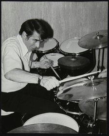 Kenny Clare playing the drums, London, 1978. Artist: Denis Williams