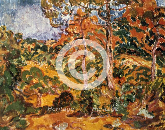 'Sunlight under the Trees ',1908-1909. Artist: Louis Valtat