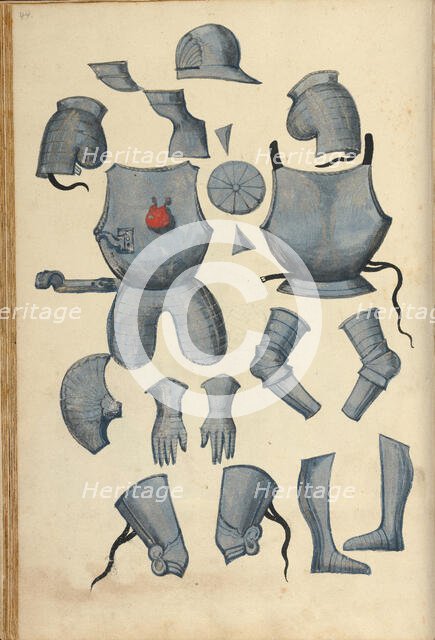 Tournament Armor, about 1560-1570. Creator: Unknown.