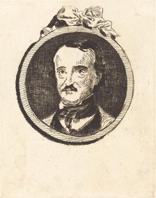 Edgar Poe, 1860. Creator: Edouard Manet.