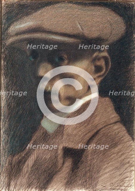 Self-Portrait, 1900s. Creator: Spilliaert, Léon (1881-1946).