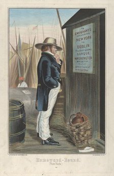 Homeward Bound (New York), ca. 1860. Creator: Unknown.