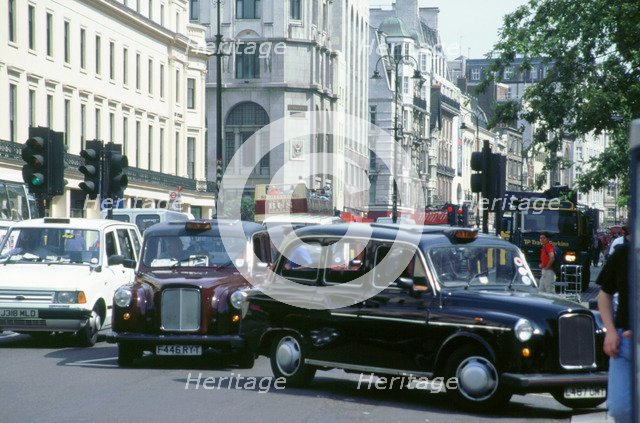 London Taxis, 1998. Artist: Unknown.