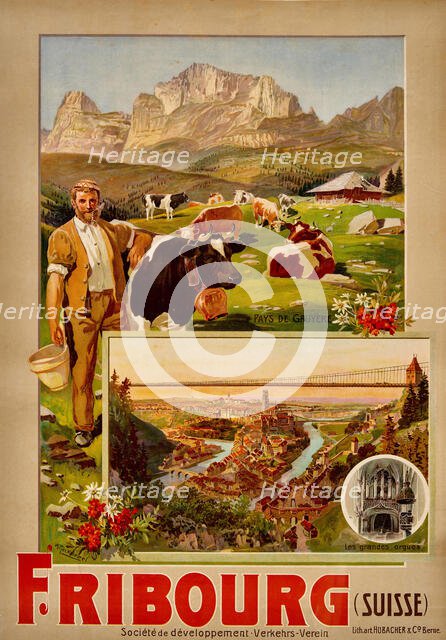 Fribourg, 1901. Creator: Reckziegel; Anton (1865-1936).