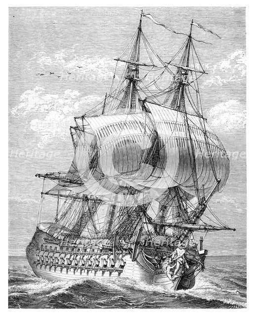 The 'Hercules', (1885). Artist: Unknown