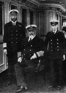 Edward VII, George V and the Prince of Wales, 1935. Artist: Unknown