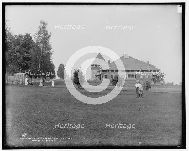 Maplewood casino from golf links, White Mountains, c1900. Creator: Unknown.