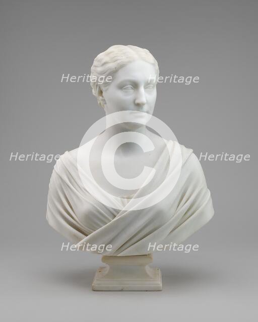 Alice Key Pendleton, model 1870, carved 1870. Creator: Hiram Powers.