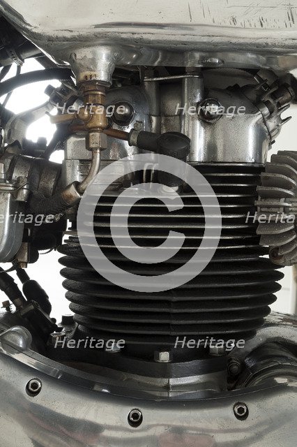 1961 BSA A10 Super Rocket Artist: Unknown.