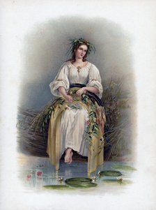 'Ophelia', 1891.Artist: H Saunders