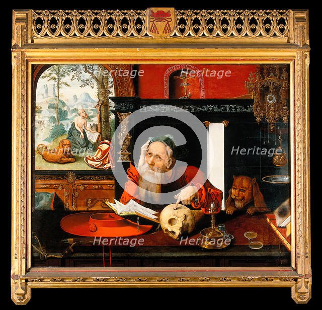 Saint Jerome in his study, c16th century. Creator: Unknown.