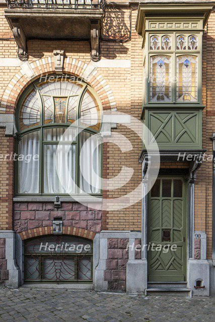 Maison Langbehn, 90-92 Rue Renkin, (1901), c2014-2017. Artist: Alan John Ainsworth.