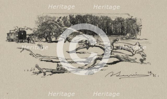 Carrefour de lEpine, 1887. Creator: Auguste Louis Lepère (French, 1849-1918).