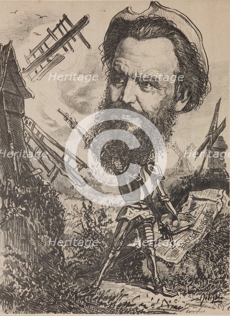 Aleksey Sergeyevich Suvorin (1834-1912), 1878. Artist: Lebedev, Alexander Ignatyevich (1830-1898)