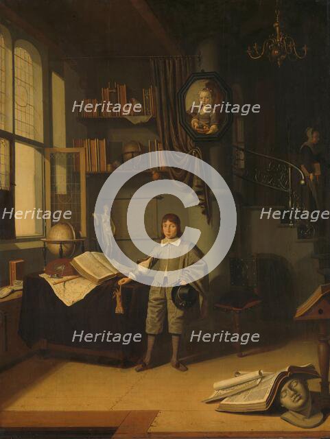 Young Man in a Study, 1640-1650. Creator: Adriaen van Gaesbeeck.