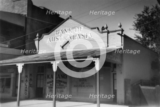 Bank of Australasia, Dalby, Queensland, 1950. Creator: Jack Bain.