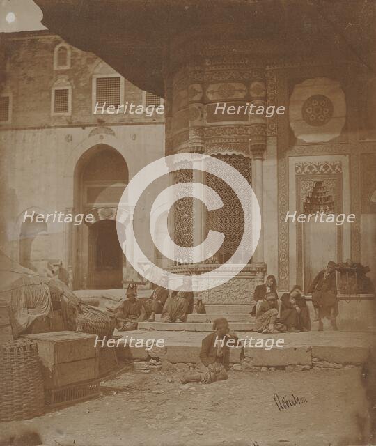 Gate to Imperial Palace and Fountain of Ahmed III, 1857. Creator: James Robertson.