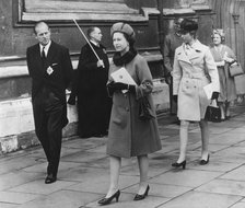 The Royal family attend dedication service of the King George VI Memorial Chapel, Windsor Castle, 19 Artist: Unknown