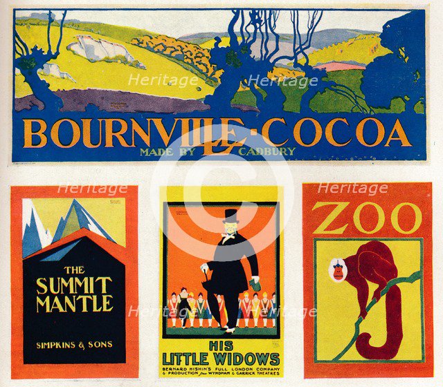 'Posters', c1916. Artist: F Gregory Brown.