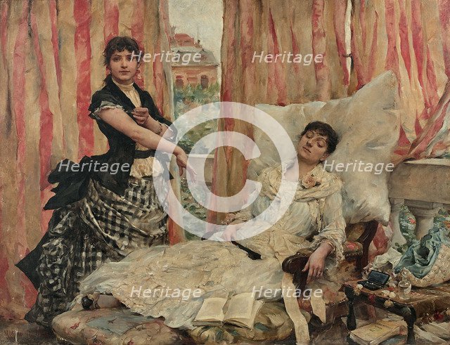 Les Morphinées (The Morphine takers), Early 1880s.