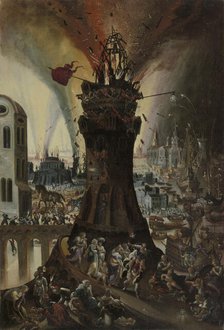 The Fire of Troy. Creator: Pieter Schoubroeck.