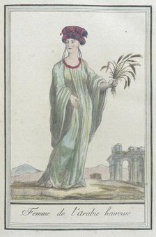 Costumes de Différents Pays, 'Femme de l'Arabie Heureuse', c1797. Creators: Jacques Grasset de Saint-Sauveur, LF Labrousse.