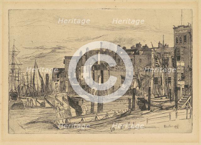 Thames Police, 1859. Creator: James Abbott McNeill Whistler.